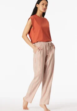 Hose lang Webware Streifen multicolor - Mix+Relax