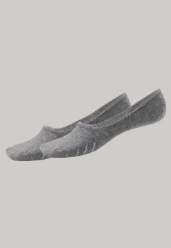 Inshoe-Damensocken 2er-Pack silbergrau meliert - Long Life Cool