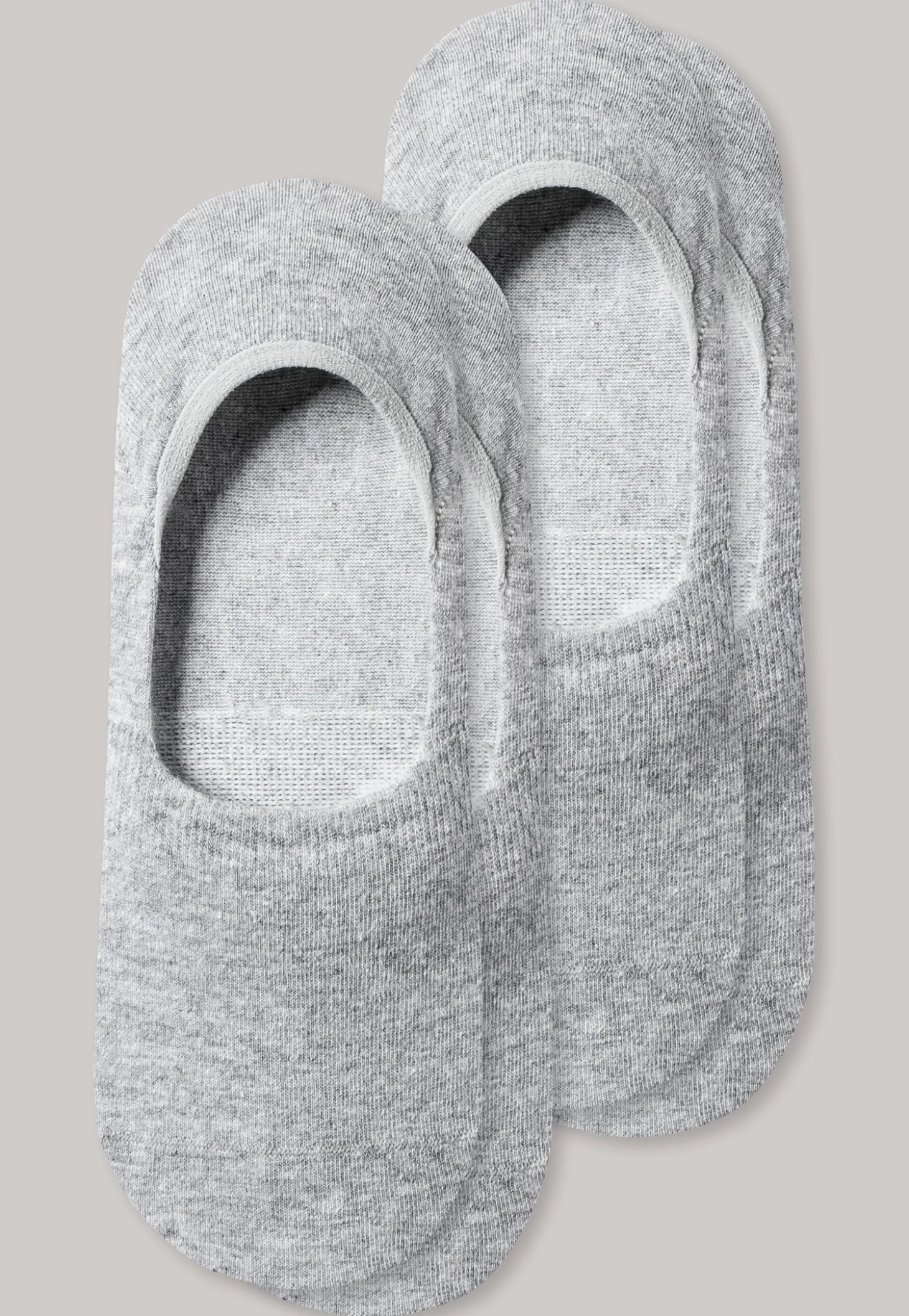 Inshoe-Damensocken 2er-Pack silbergrau meliert - Long Life Cool