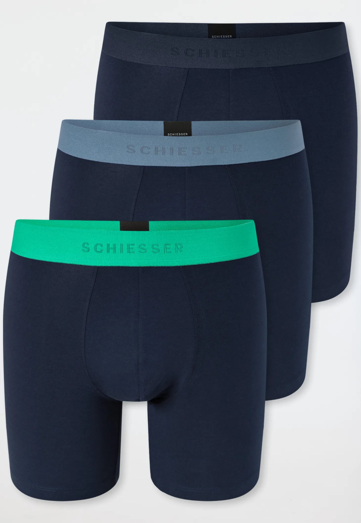 Long-Shorts 3er-Pack dunkelblau - 95/5