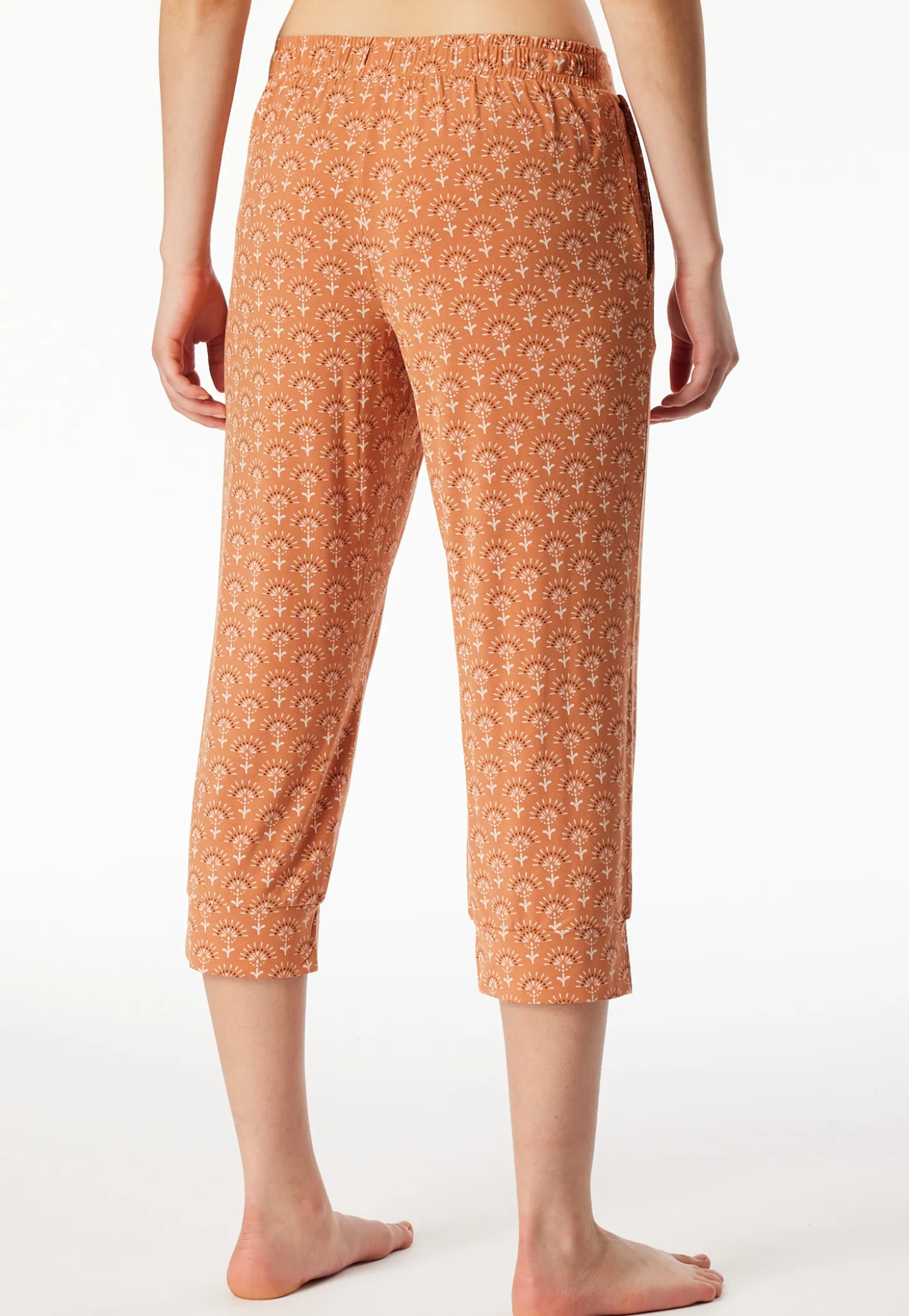 Loungehose 3/4-lang Modal Ornament multicolor - Mix+Relax