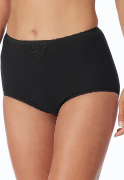Maxislips 2er-Pack schwarz - Cotton Essentials