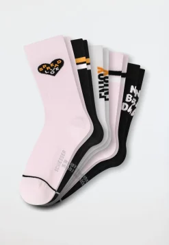 Mädchensocken 5er-Pack mehrfarbig - Legwear Teens