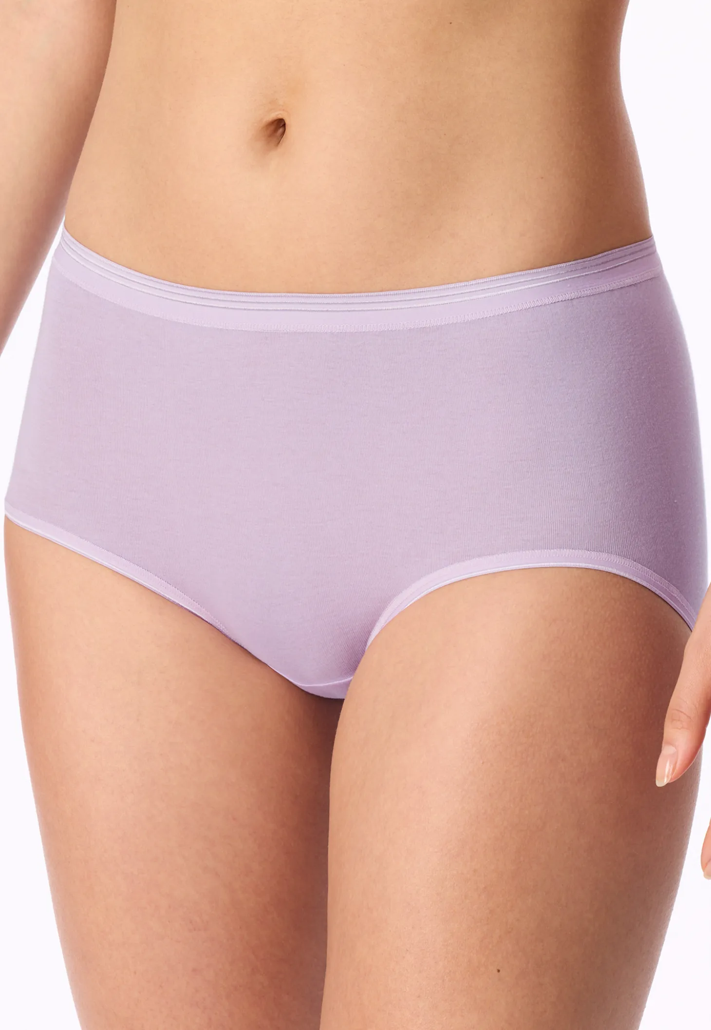 Midi-Slip Feinripp orchid - Luxury