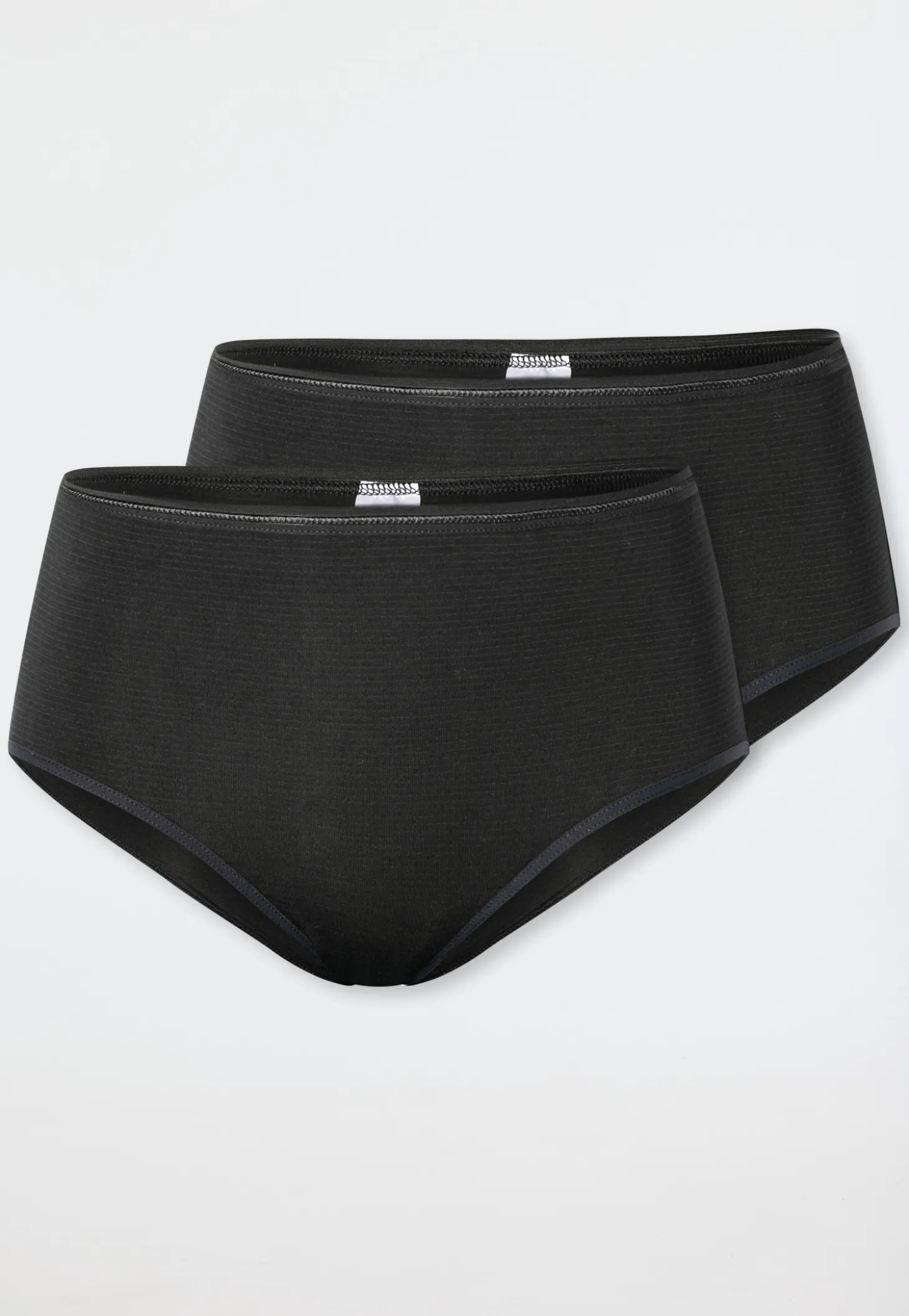 Midi-Slips 2er-Pack schwarz - Modal Essentials