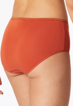 Midi Slips 2er-Pack terracotta/ creme - Modal Essentials