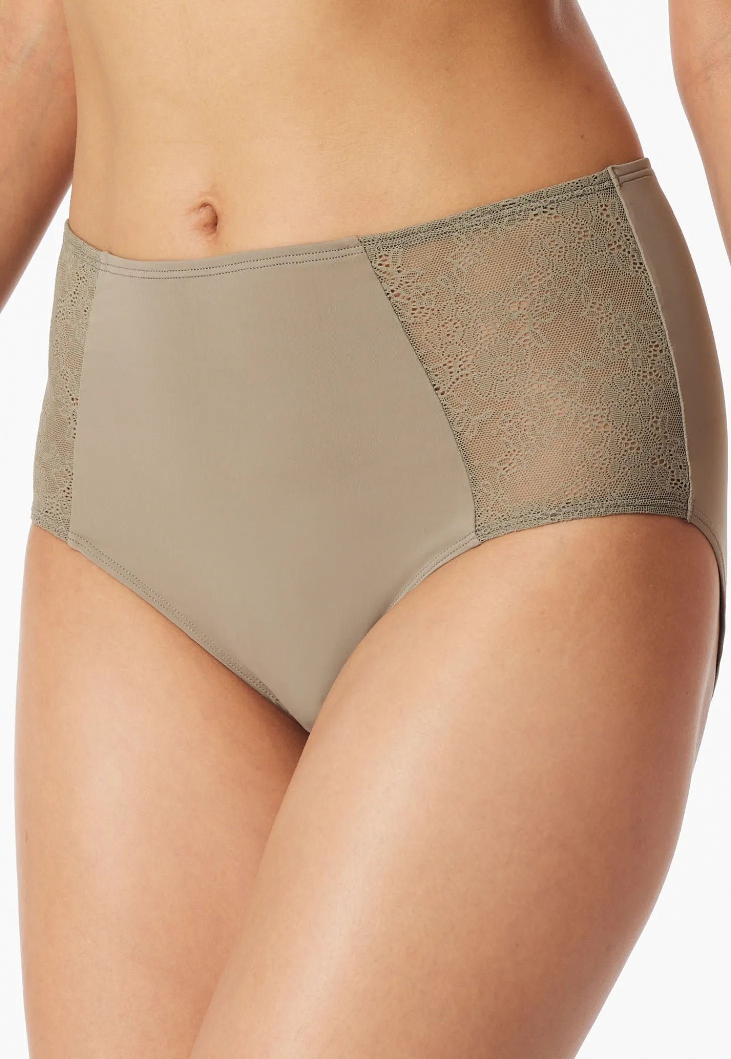 Midi-Slip Spitze jade - Air