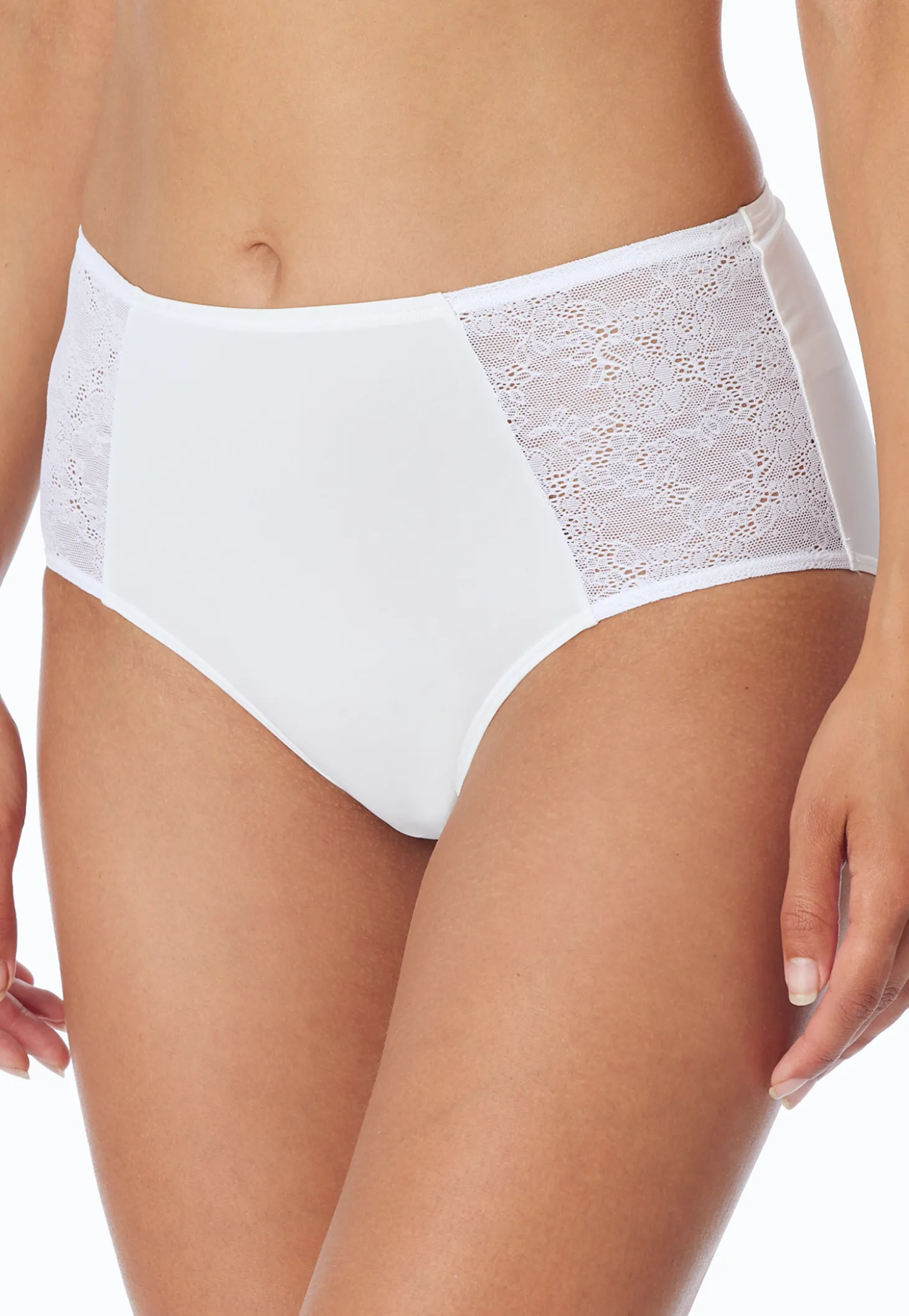 Midi-Slip Spitze weiß - Air