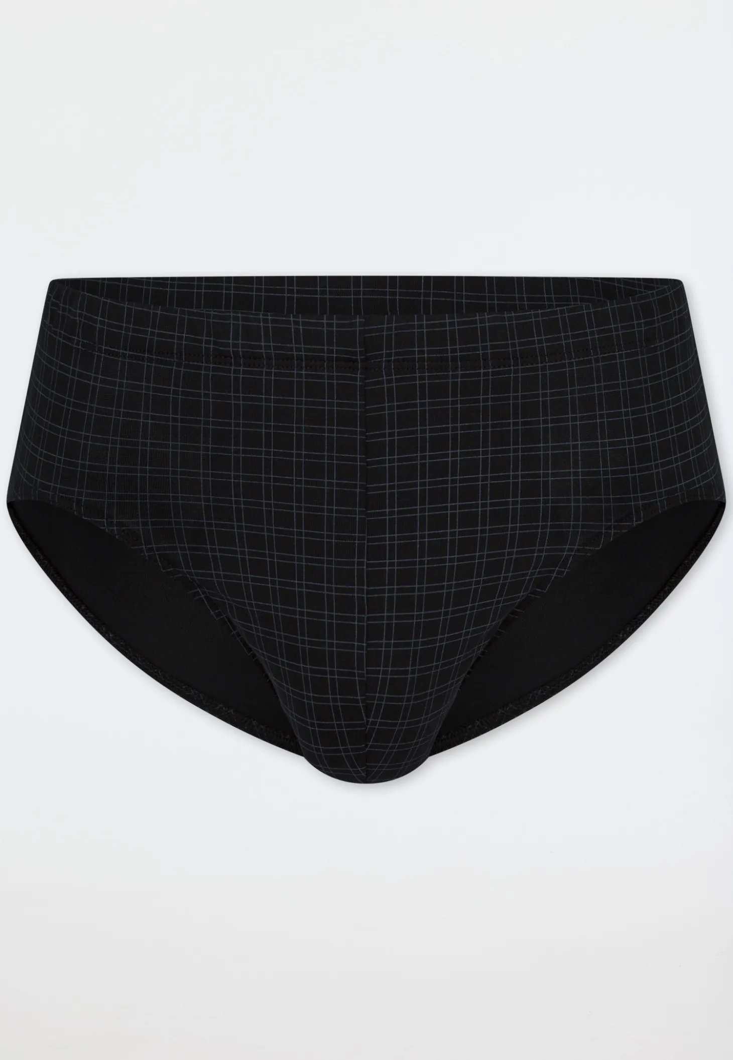 Minislip schwarz kariert - Cotton Casuals