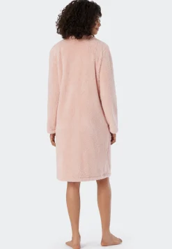 Morgenmantel Teddy Fleece rosé - Essentials