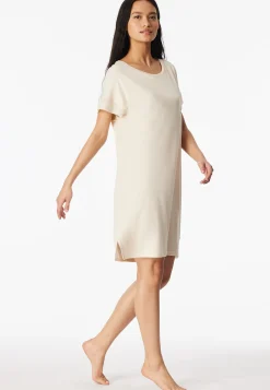 Nachthemd kurzarm Interlock kurz pearl - Modern Allure