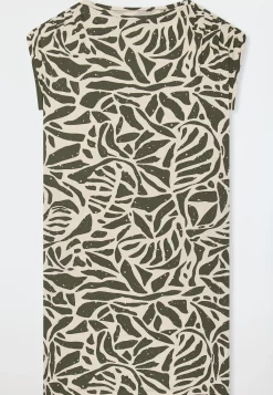 Nachthemd kurzarm oliv - Selected Premium