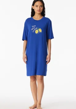 Nachthemd kurzarm Zitrone royal - Casual Fashion