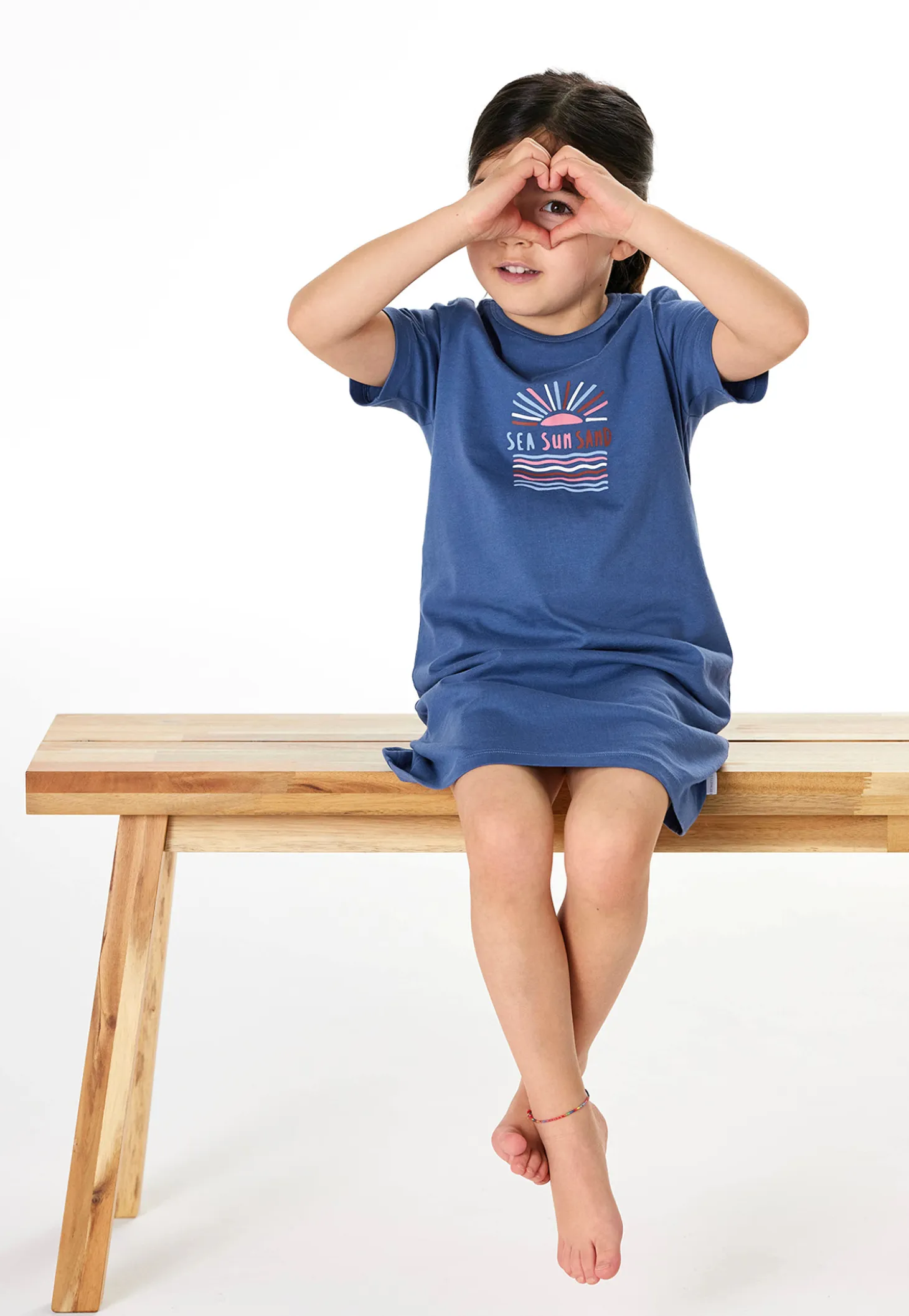 Nachthemd kurz dunkelblau - Kids Nightwear