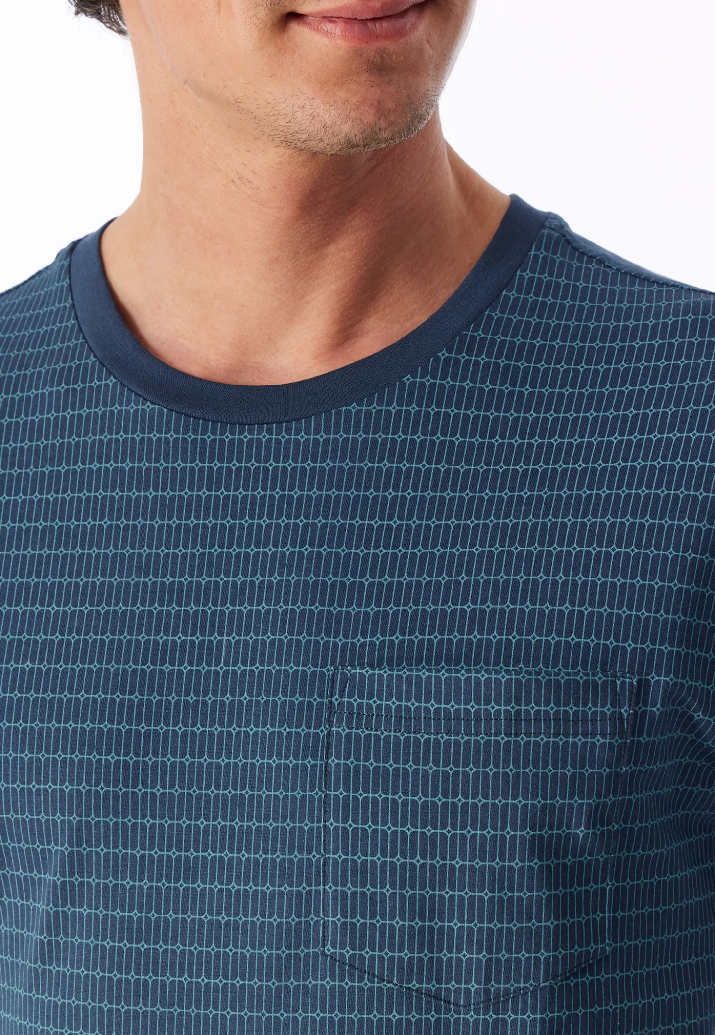 Nachthemd langarm deep blue - Comfort Essentials