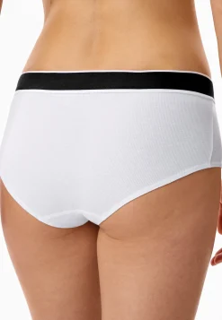 Panty Doppelripp weiß - Pure Rib