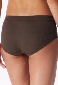 Panty Feinripp dunkelbraun - Revival Paula