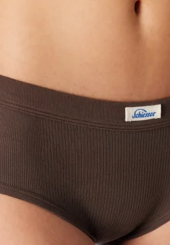 Panty Feinripp dunkelbraun - Revival Paula