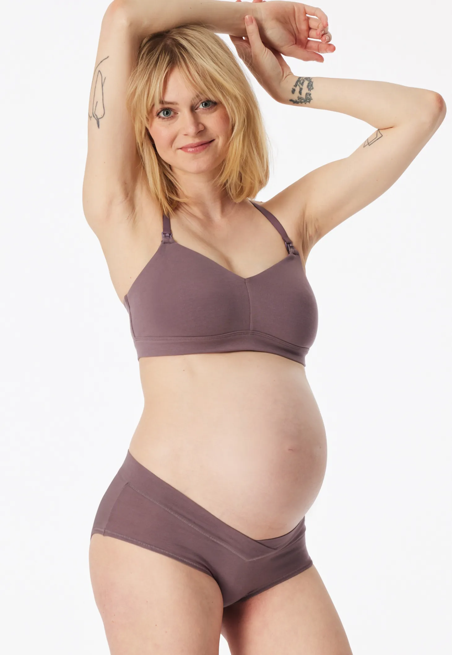 Panty Schwangerschaftswäsche mauve - Unique Maternity