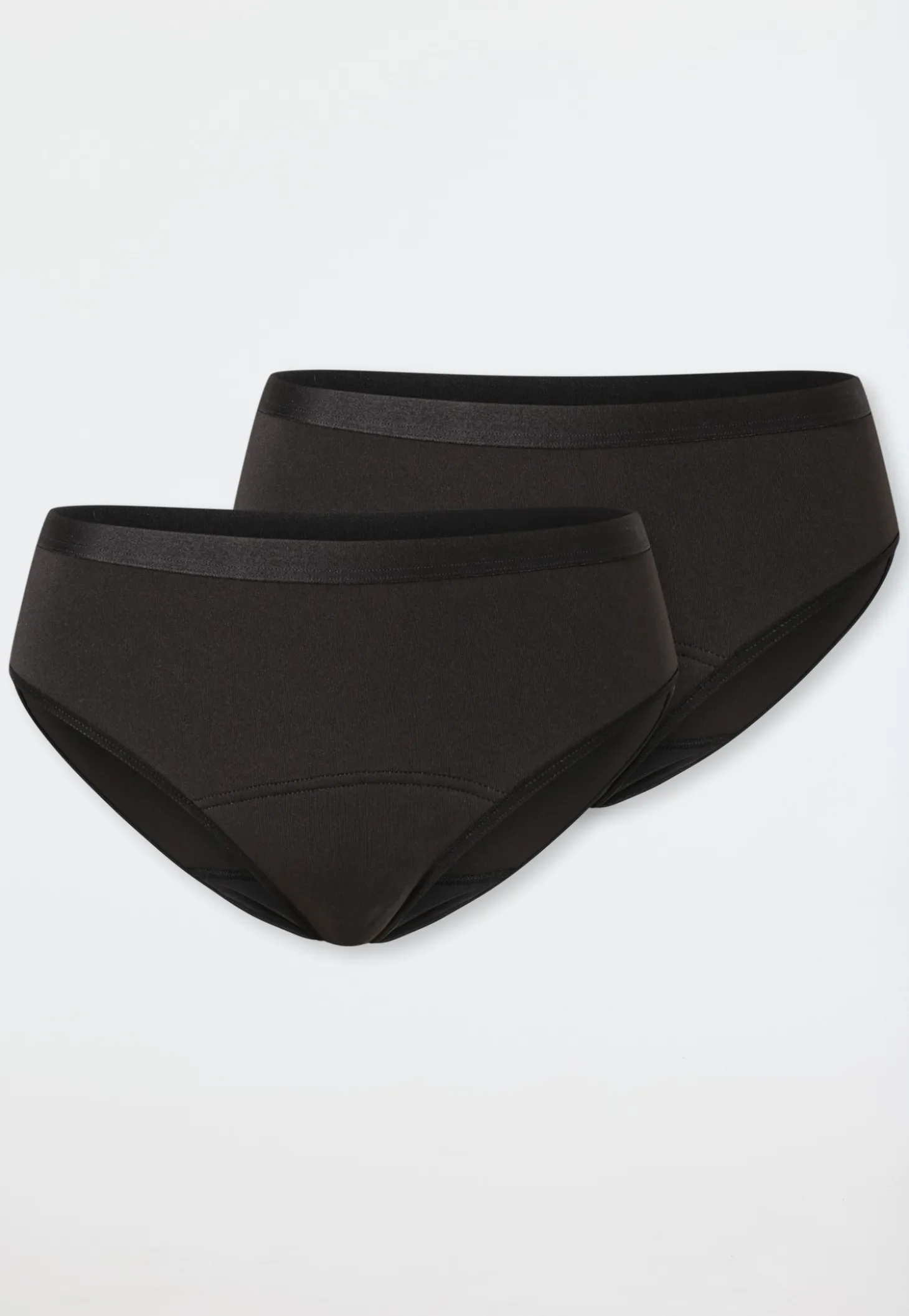 Periodenslips 2er-Pack schwarz - Secret Care