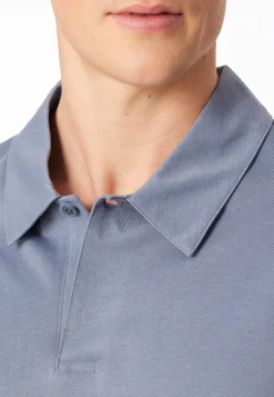 Poloshirt Jersey blaugrau - Mix+Relax