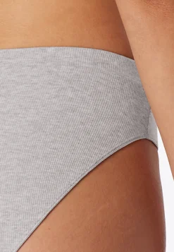 Rio-Slip Doppelripp grau meliert - Pure Rib