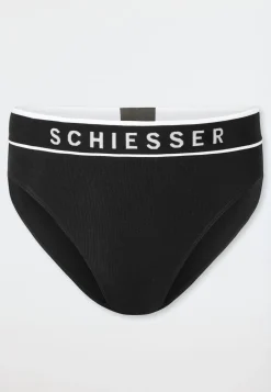 Rio-Slip Doppelripp schwarz - Pure Rib