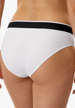Rio-Slip Doppelripp weiß - Pure Rib