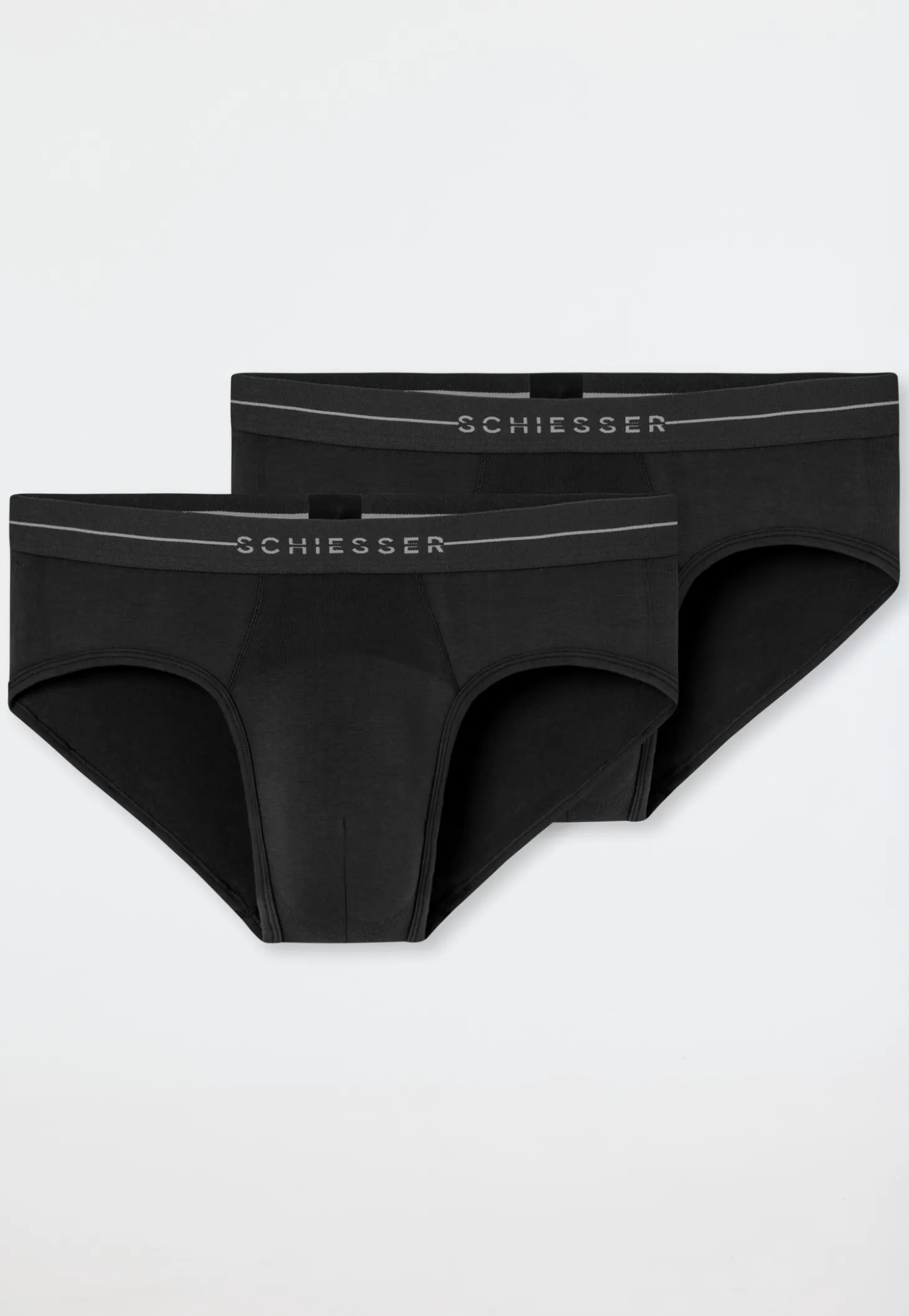 Rio-Slip 2er-Pack schwarz - Cotton Flex