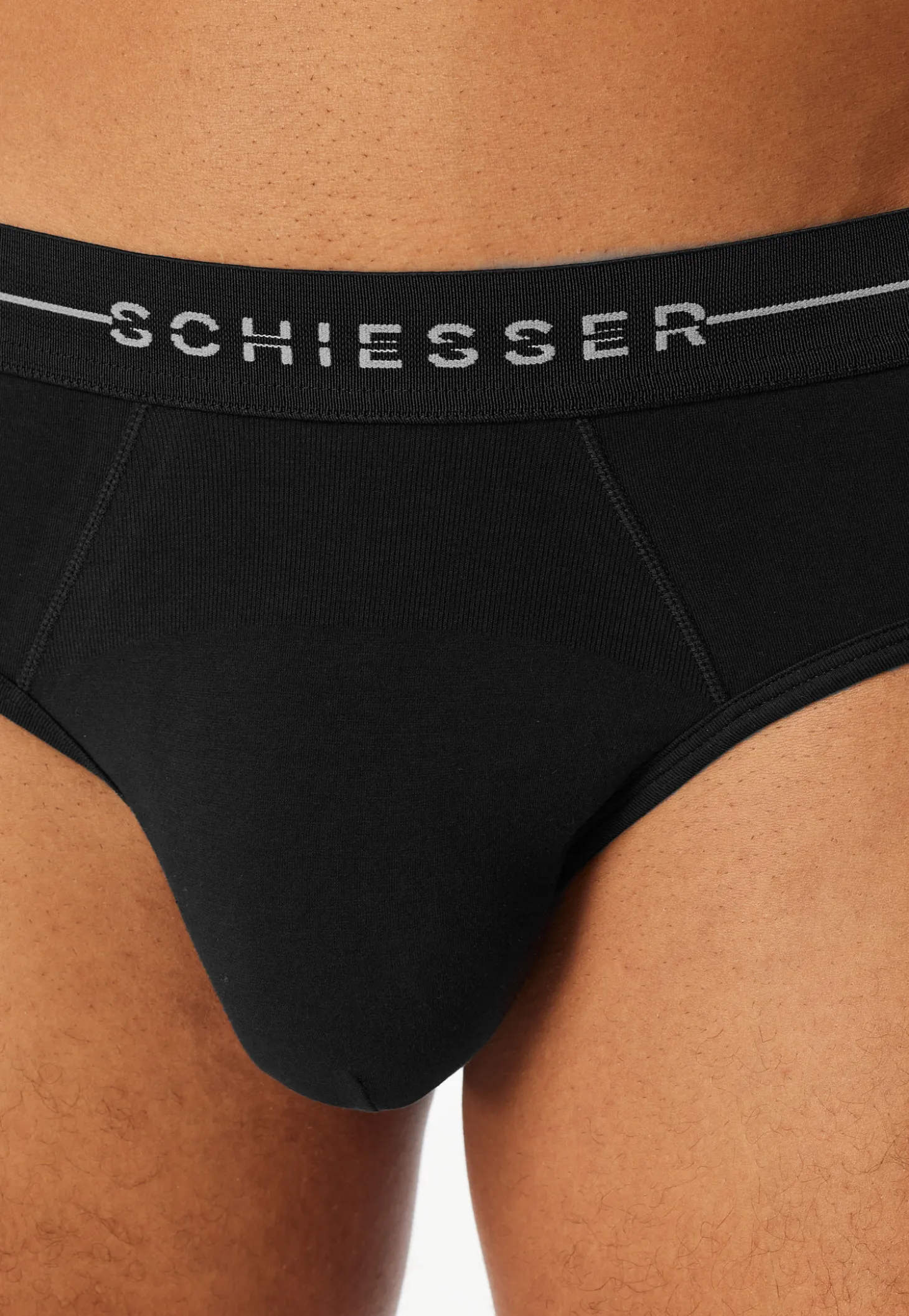 Rio-Slip 2er-Pack schwarz - Cotton Flex