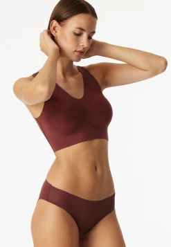 Rio-Slip seamless Spitze burgund - Invisible Soft Lace