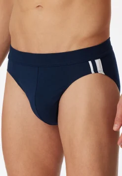 Rio-Slips 3er-Pack Organic Cotton Streifen mehrfarbig - 95/5