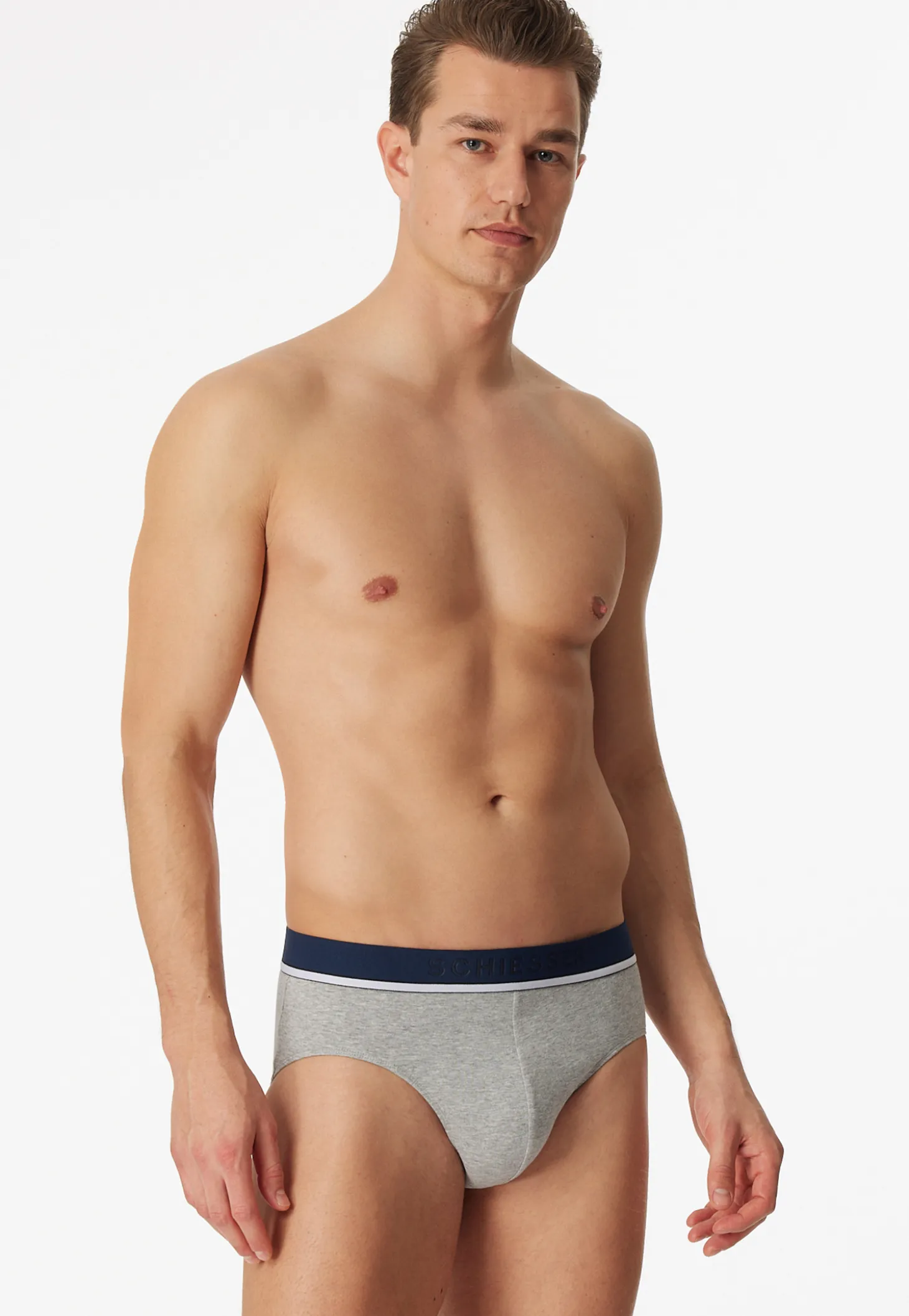 Rio-Slips 3er-Pack Organic Cotton Webgummibund mehrfarbig - 95/5