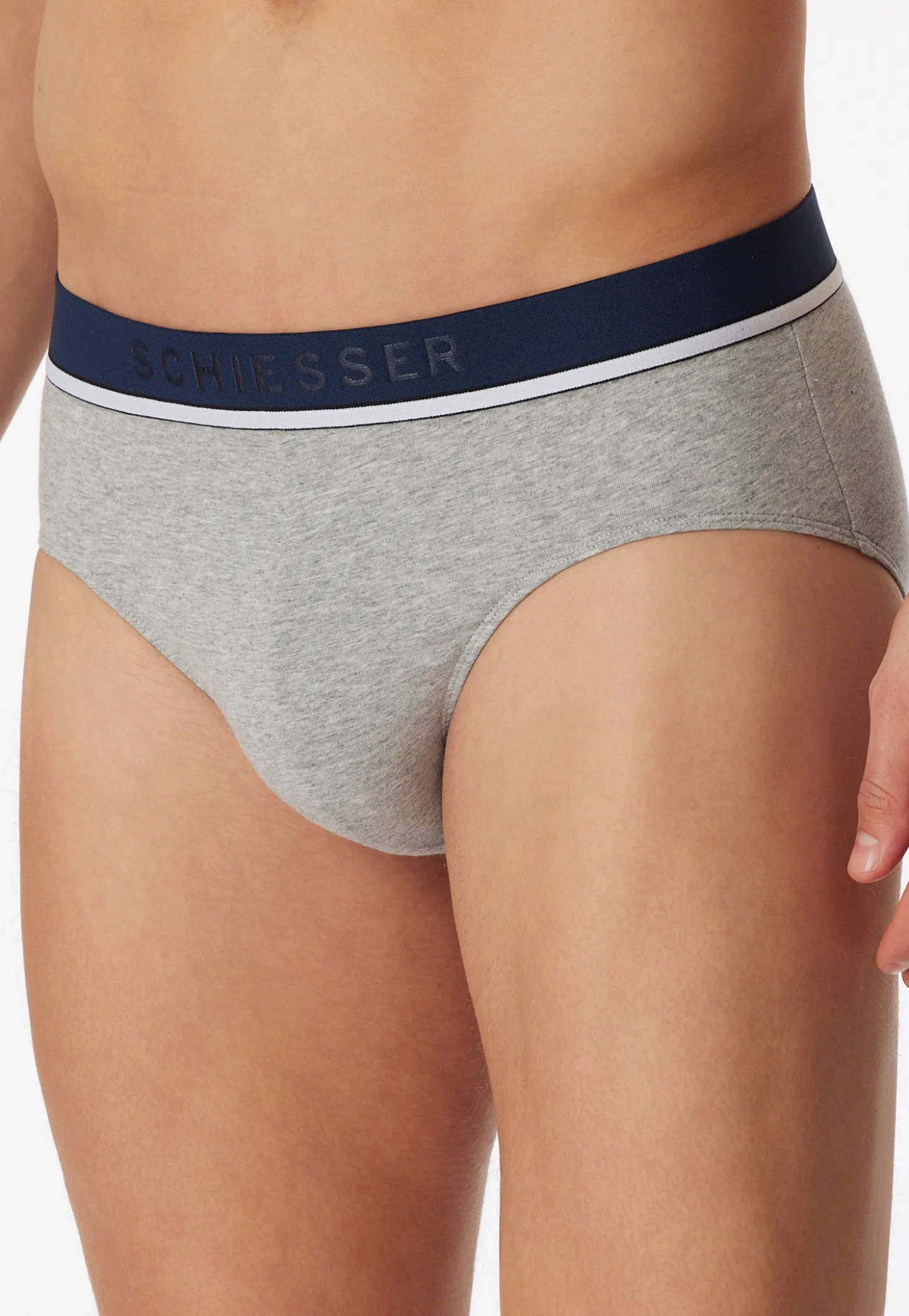 Rio-Slips 3er-Pack Organic Cotton Webgummibund mehrfarbig - 95/5