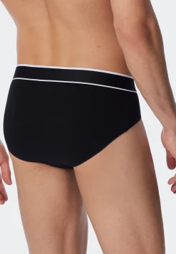 Rio-Slips 3er-Pack Webgummibund schwarz - 95/5