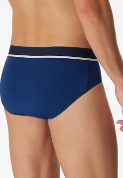 Rio-Slips 3er-Pack Webgummibund blau/schwarz - 95/5