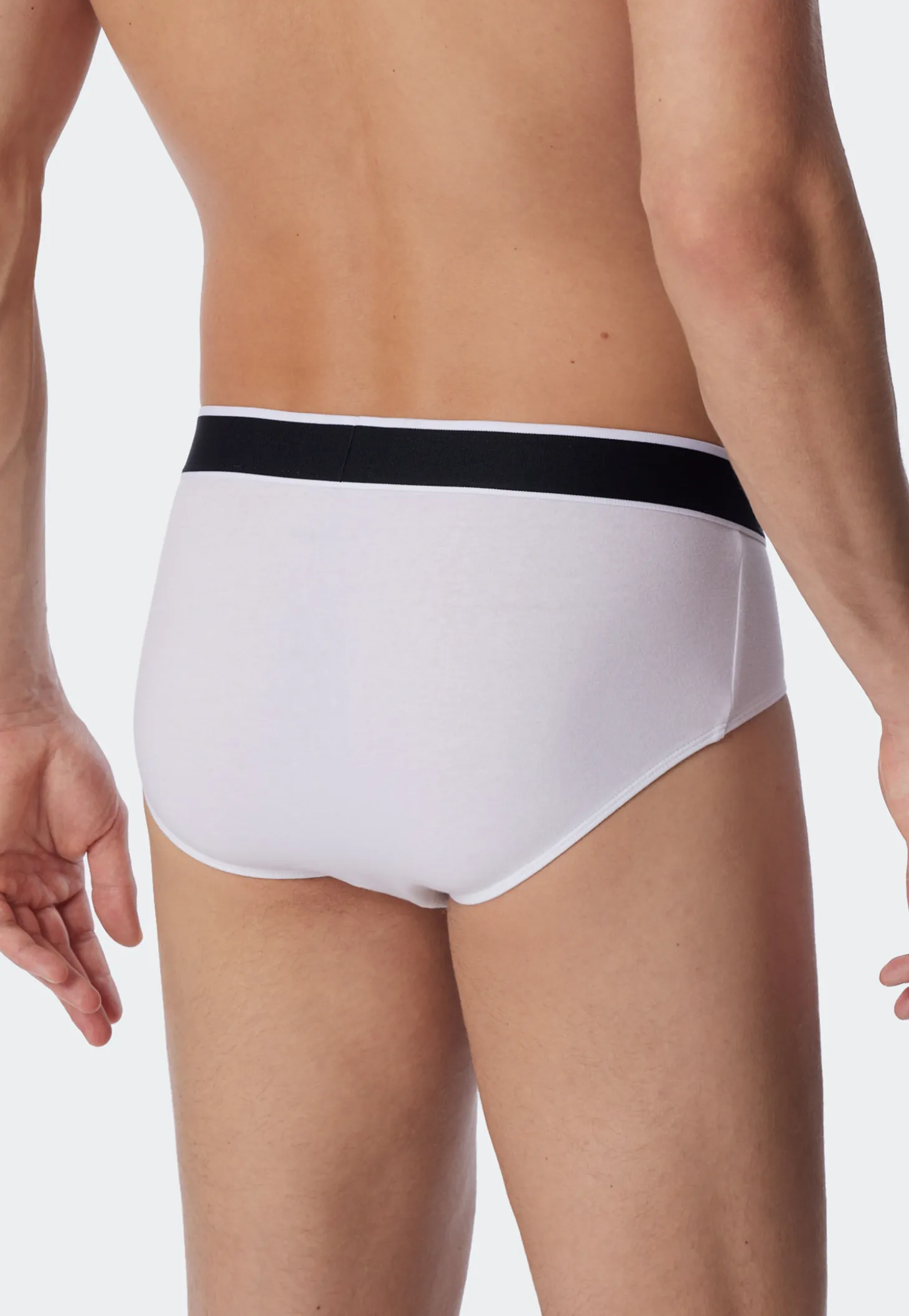 Rio-Slips 3er-Pack Webgummibund weiß - 95/5