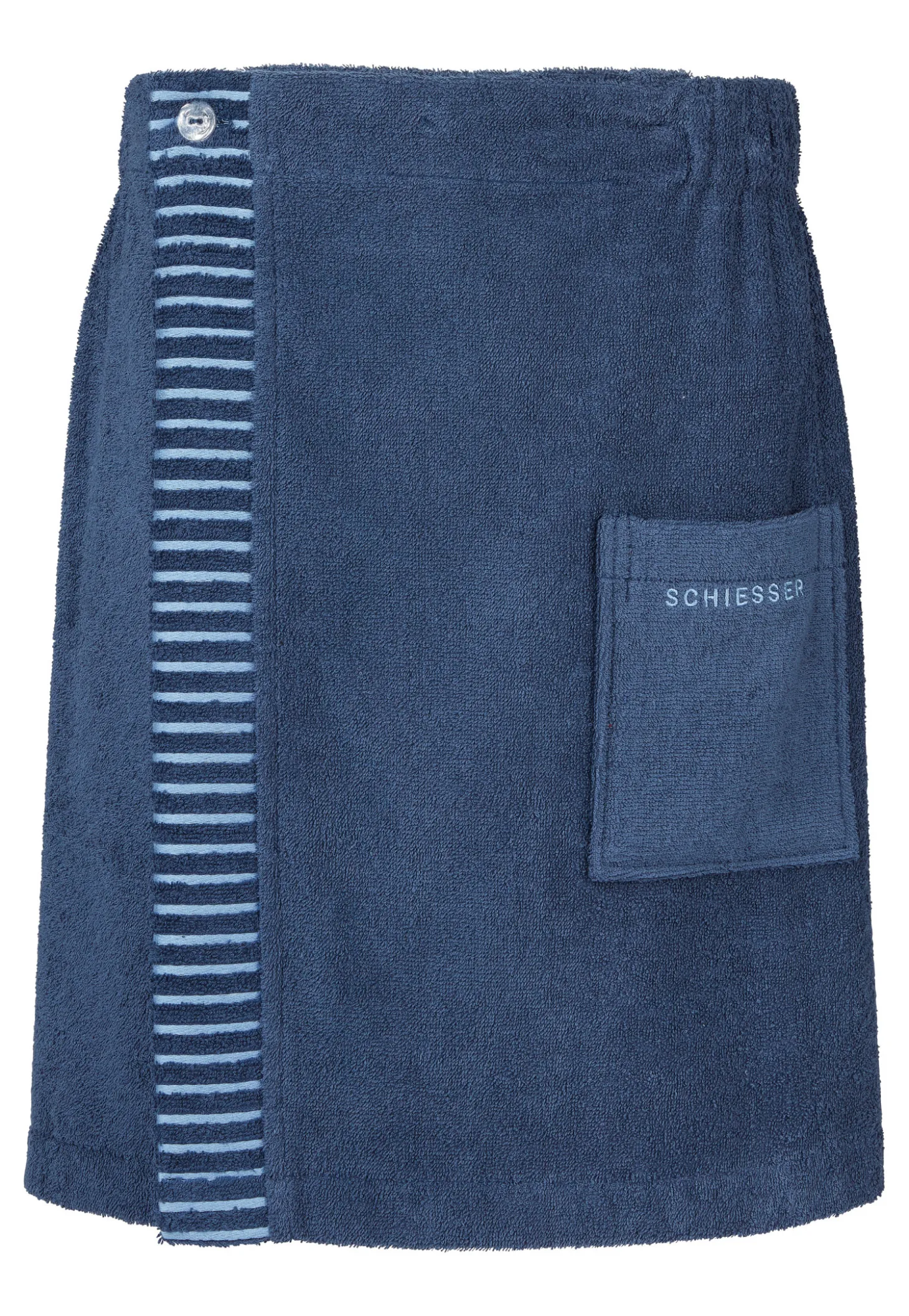 Sauna-Handtuch Knöpfe Einheitsgröße navy - SCHIESSER Home