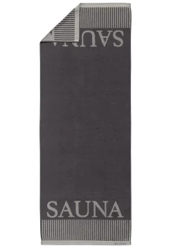 Saunatuch 75x200 anthrazit - SCHIESSER Home