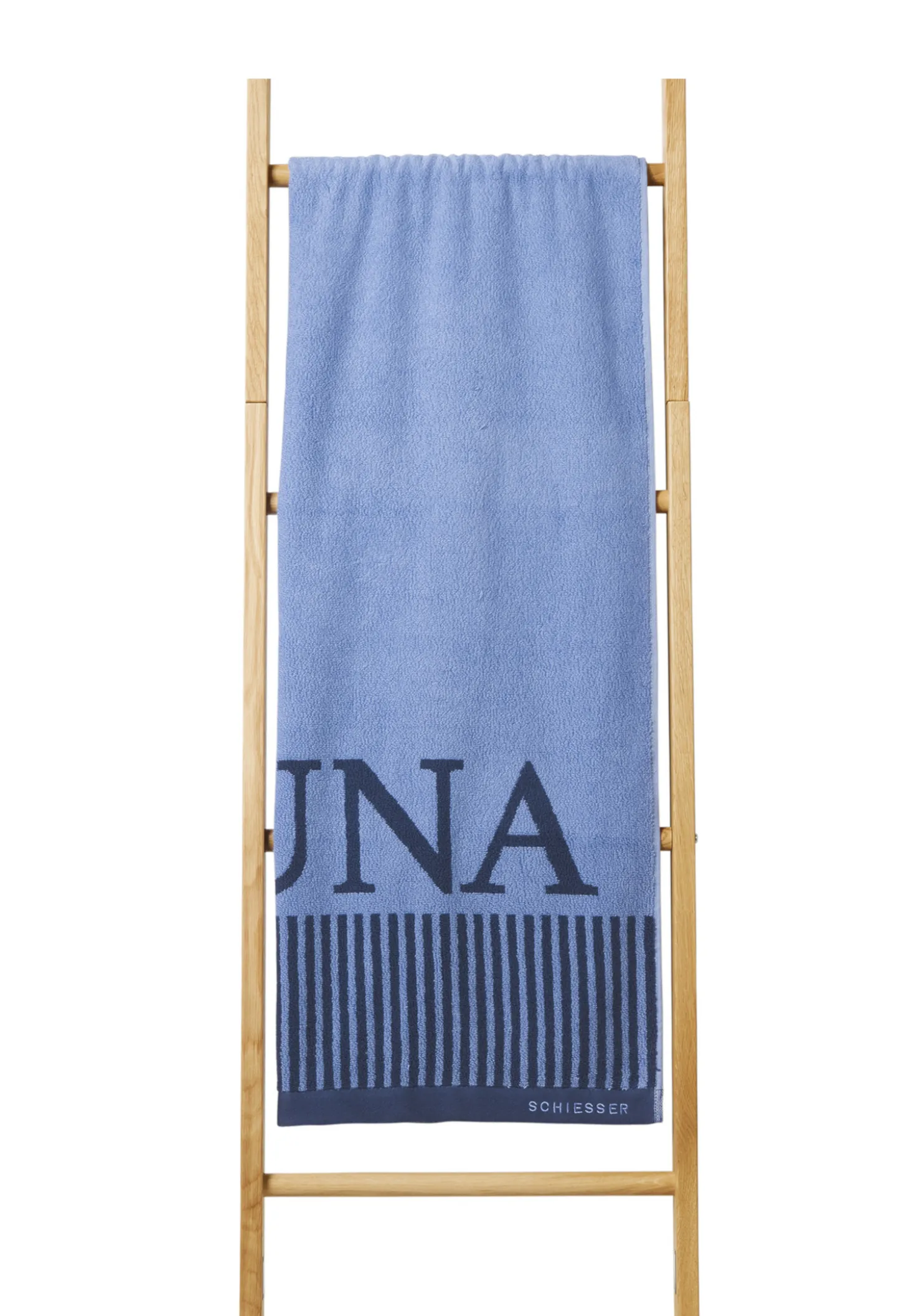 Saunatuch 75x200 hellblau - SCHIESSER Home