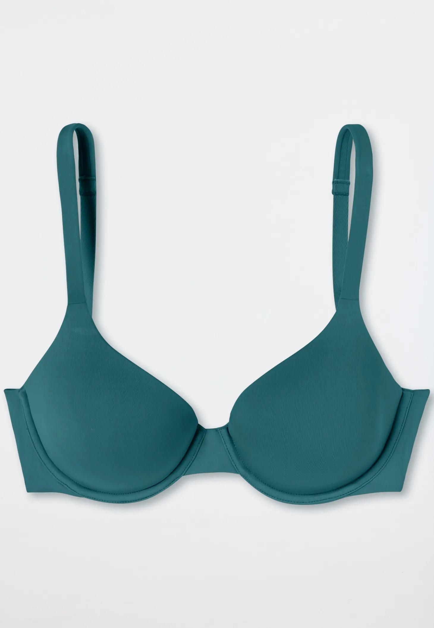 Schalen-BH mit Bügel und gleitenden Cups grün - Unique Micro