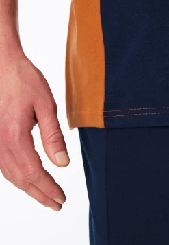 Schlafanzug kurz admiral gemustert - Casual Essentials
