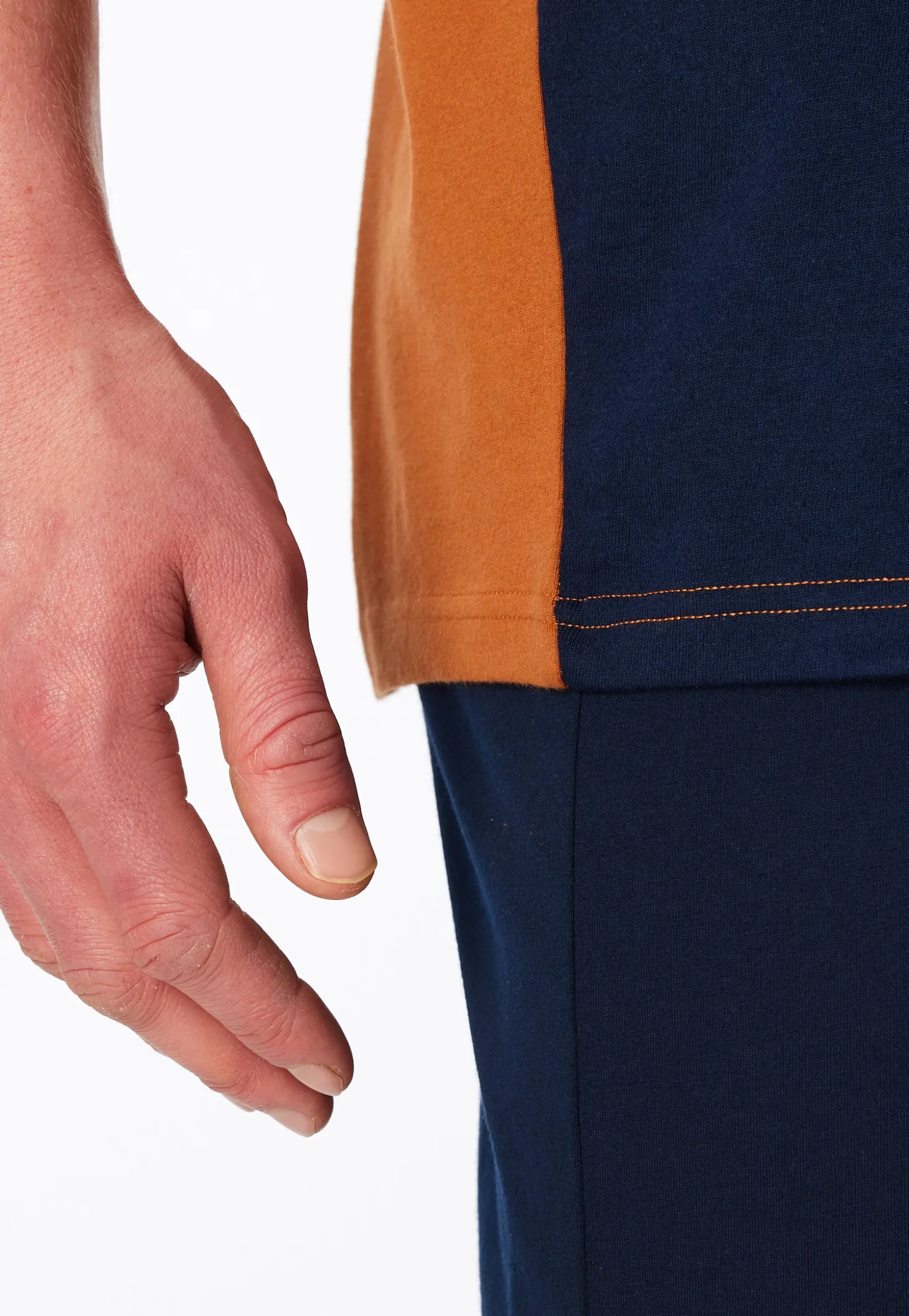 Schlafanzug kurz admiral gemustert - Casual Essentials