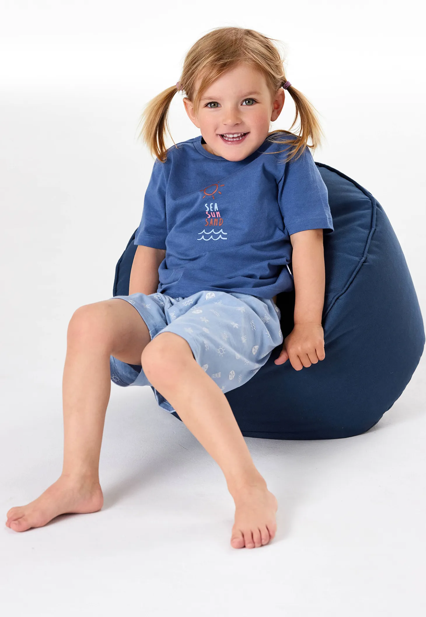 Schlafanzug kurz dunkelblau - Kids Nightwear