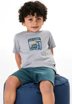 Schlafanzug kurz grau-meliert - Kids Nightwear