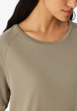 Schlafanzug kurz Palmen jade - Modern Nightwear