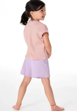 Schlafanzug kurz Ringel orchid - Kids Nightwear