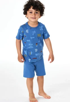 Schlafanzug kurz Surfer indigo - Kids Nightwear