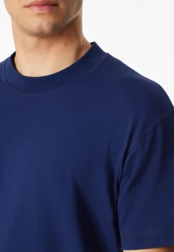Schlafanzug kurz Tie-Dye-Effekt navy -Modern Essentials