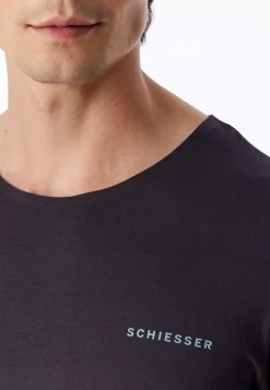 Schlafanzug lang graphit - Modern Bonded